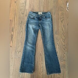 American Rag Cie Jeans Women Curvy Fit Bootcut Leg Medium Wash Y2K Denim Sz 1S